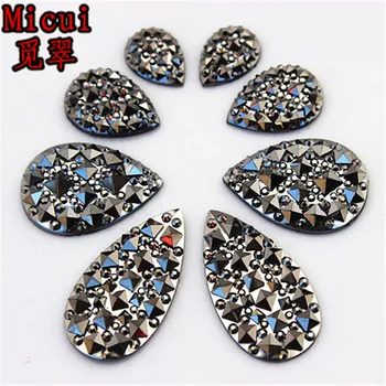 Micui 100pcs 10*14/13*18/18*25/16*29mm DR Resin Rhinestone Flatback Stone beads For DIY Bags crafts Wedding Decoration ZZ381
Micui 100pcs 10*14/13*18/18*25/16*29mm DR Resin Rhinestone Flatback Stone beads For DIY Bags crafts Wedding Decoration ZZ381