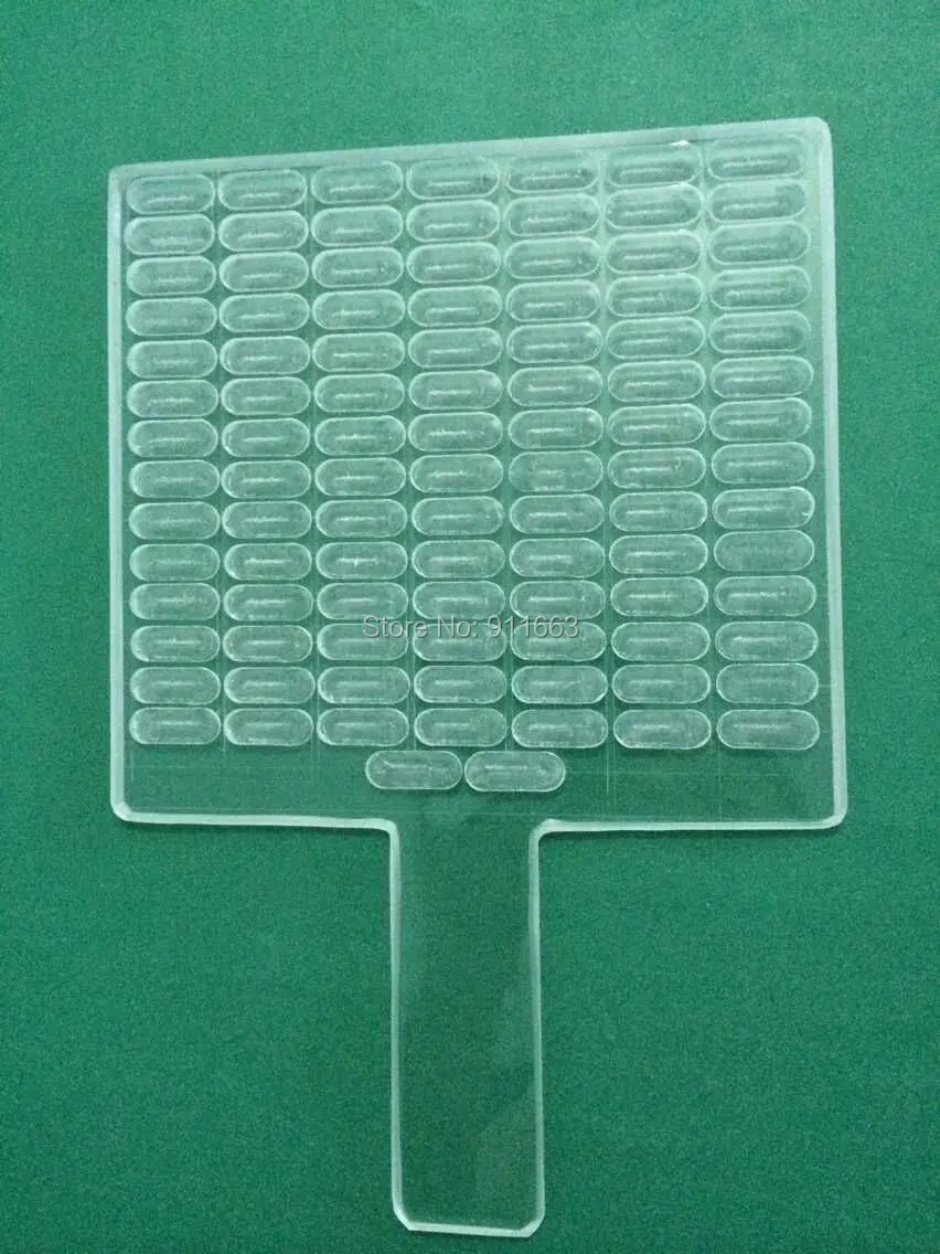 5# 100 cavity, capsule counting board of Manual Hard Capsule Fillers for comestic using/pharmaceutical using/medicine using
5# 100 cavity, capsule counting board of Manual Hard Capsule Fillers for comestic using/pharmaceutical using/medicine using