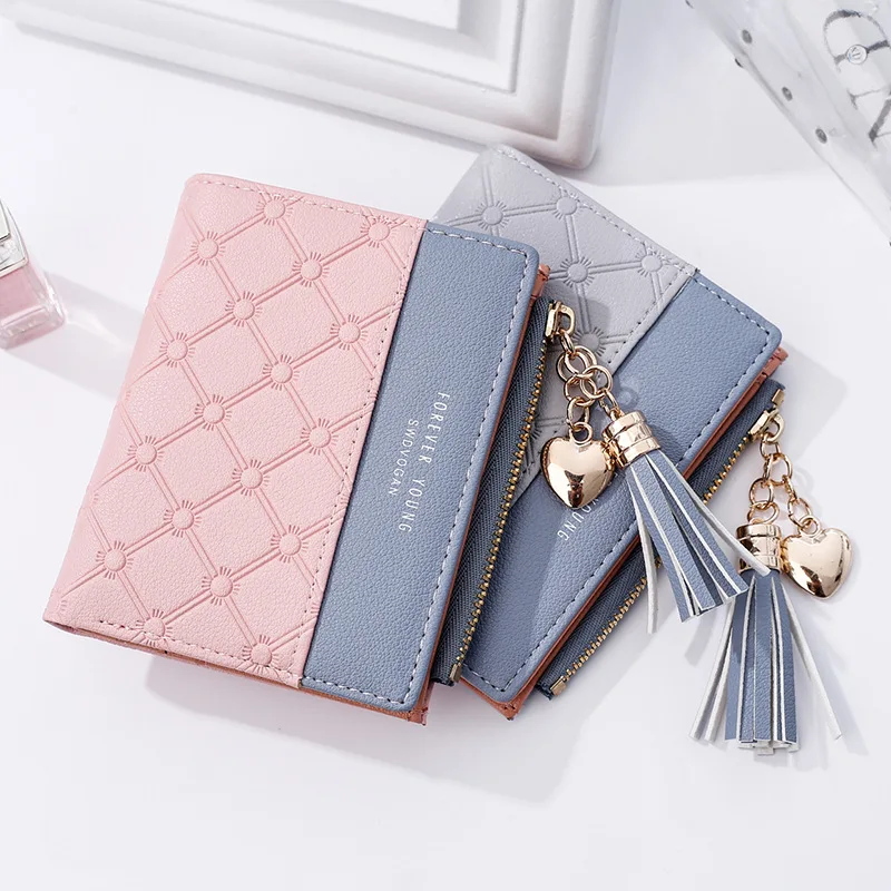 Wallet for Women Small bags Zipper mini bags Wallet Korean clutch Simple female Coin Purse card holder Short with tessel 2018
Wallet for Women Small bags Zipper mini bags Wallet Korean clutch Simple female Coin Purse card holder Short with tessel 2018