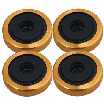 Yibuy 40x12mm Gold Aluminum Plastic Speaker Isolation Feet Pad Stand for Audio Speakers Amplifier CD Player Pack of 4
Yibuy 40x12mm Gold Aluminum Plastic Speaker Isolation Feet Pad Stand for Audio Speakers Amplifier CD Player Pack of 4