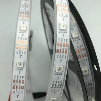 5M DC5V 30leds/m APA-102C addressable led pixel strip;IP66;waterproof in silico tube;WHITE PCB;30pixels/m
5M DC5V 30leds/m APA-102C addressable led pixel strip;IP66;waterproof in silico tube;WHITE PCB;30pixels/m