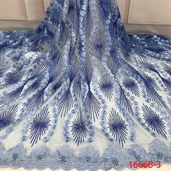 High Quality African Tulle Lace Fabric Flower Embroidery 2019 French Lace Fabric with Stones Beads for Women KS1666B-3
High Quality African Tulle Lace Fabric Flower Embroidery 2019 French Lace Fabric with Stones Beads for Women KS1666B-3