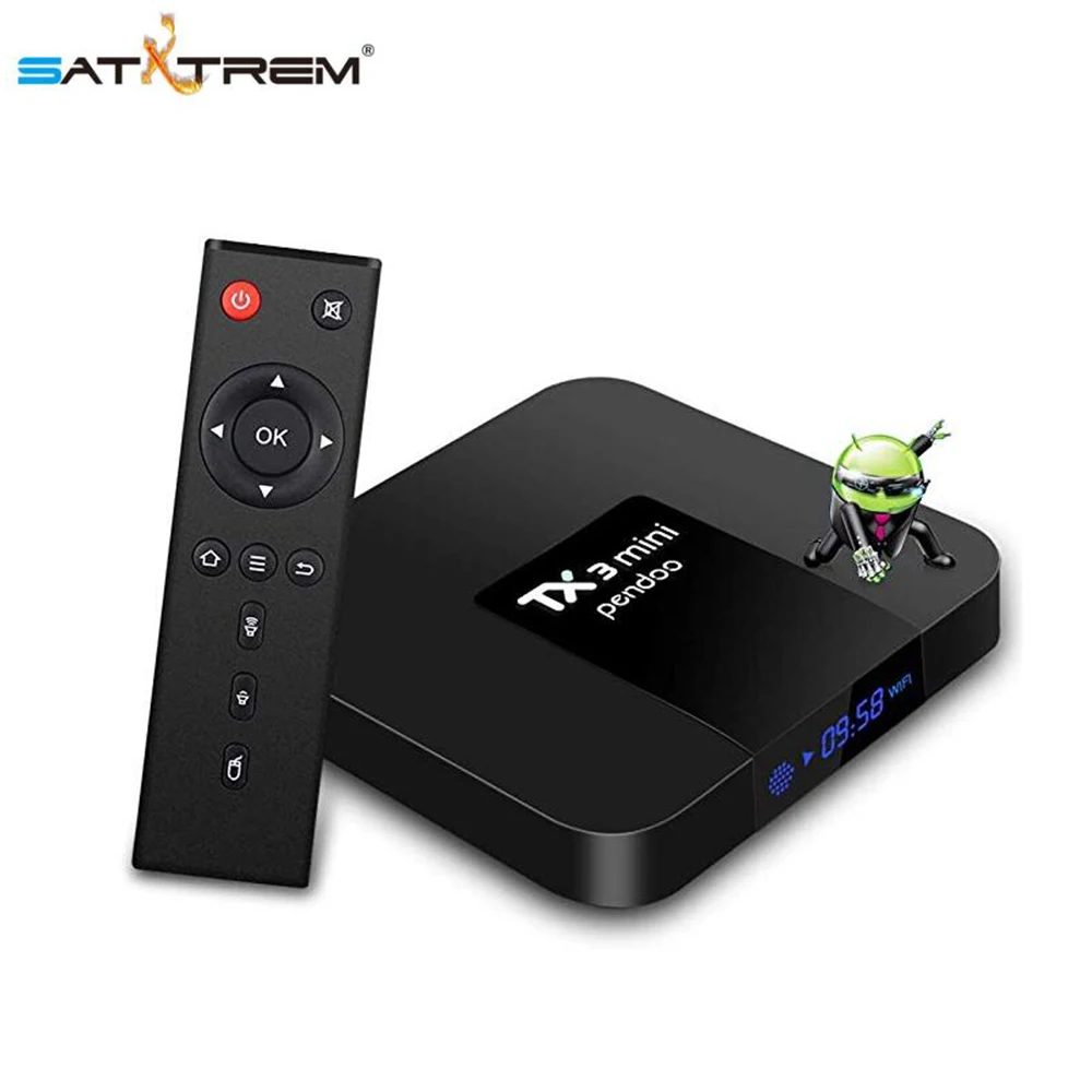 TX3 Mini Android 7.1 TV Box Digital 2GB/16GB Amlogic Quad core 64 Bits WIFI/4K Ultra HD/H.265 10 Bit WiFi 4K HD Smart TV Box
TX3 Mini Android 7.1 TV Box Digital 2GB/16GB Amlogic Quad core 64 Bits WIFI/4K Ultra HD/H.265 10 Bit WiFi 4K HD Smart TV Box