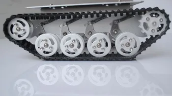 Official smarian Metal Robot Tank Chassis Caterpillar Suspension SINONING TS100 New Design for arduino Diy Tracked Crawler Cat
Official smarian Metal Robot Tank Chassis Caterpillar Suspension SINONING TS100 New Design for arduino Diy Tracked Crawler Cat