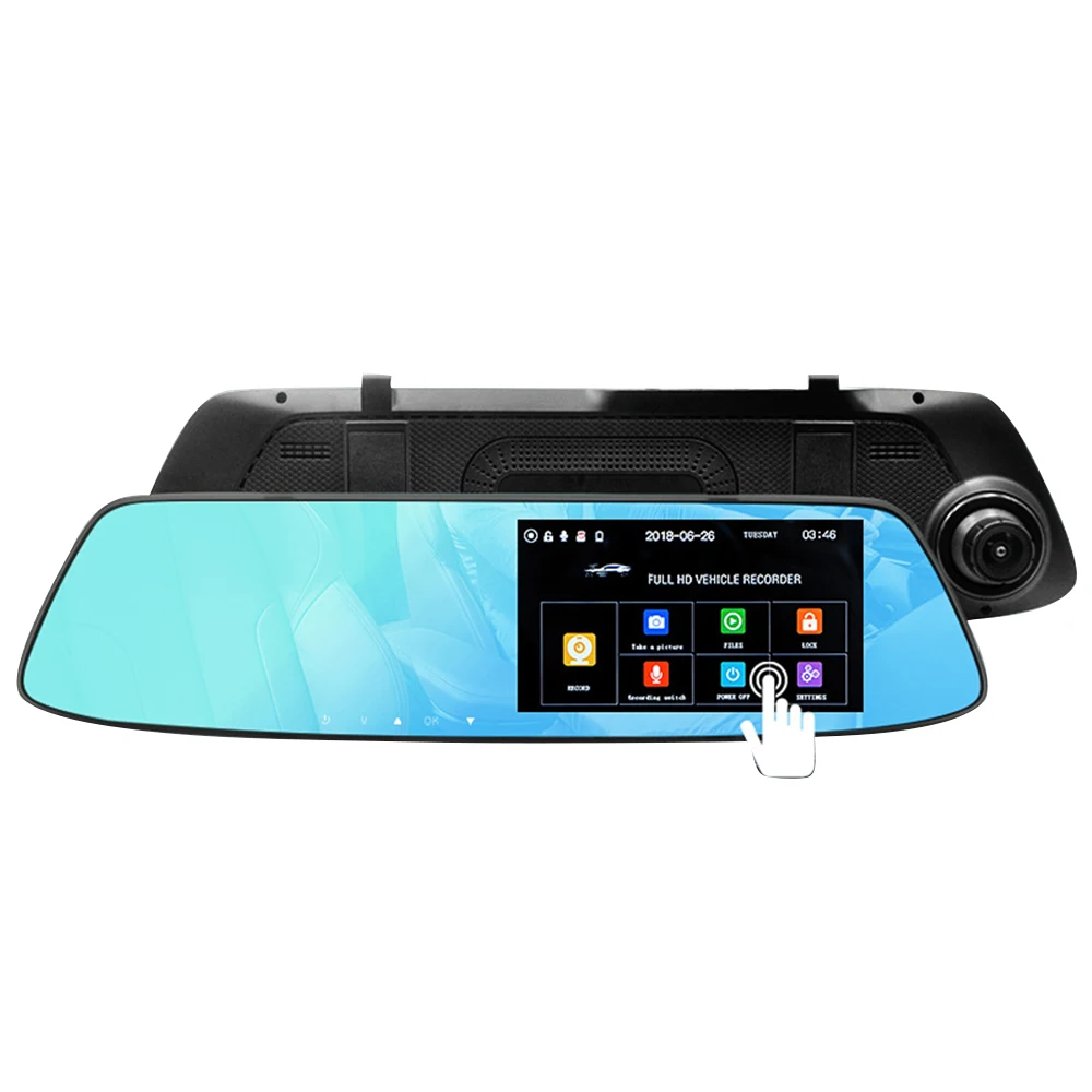 4.3'' Touch Screen Traffic Recorder HD Back-up Image Anti-Collision Porcelain Integrative Machine Car Security Camera DV116
4.3'' Touch Screen Traffic Recorder HD Back-up Image Anti-Collision Porcelain Integrative Machine Car Security Camera DV116