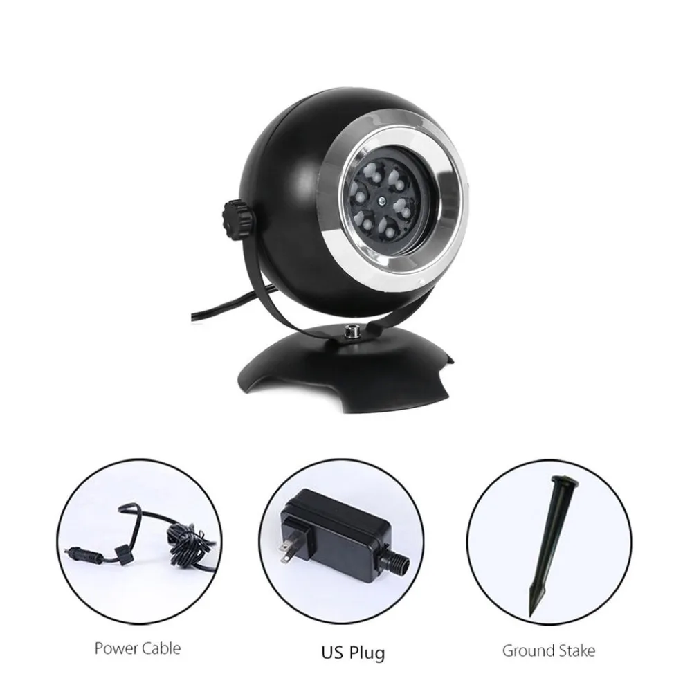 Light Snowflake Patterns LED Landscape Projector Lights For Christmas US EU UK Plug Home Decoration | Лампы и освещение