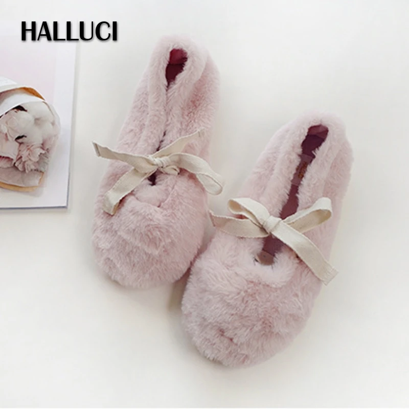 Short plush home flats shoes slippers woman Winter warm Korean sweet pink Bedroom non-slip indoor velvet women flat loafers
Short plush home flats shoes slippers woman Winter warm Korean sweet pink Bedroom non-slip indoor velvet women flat loafers