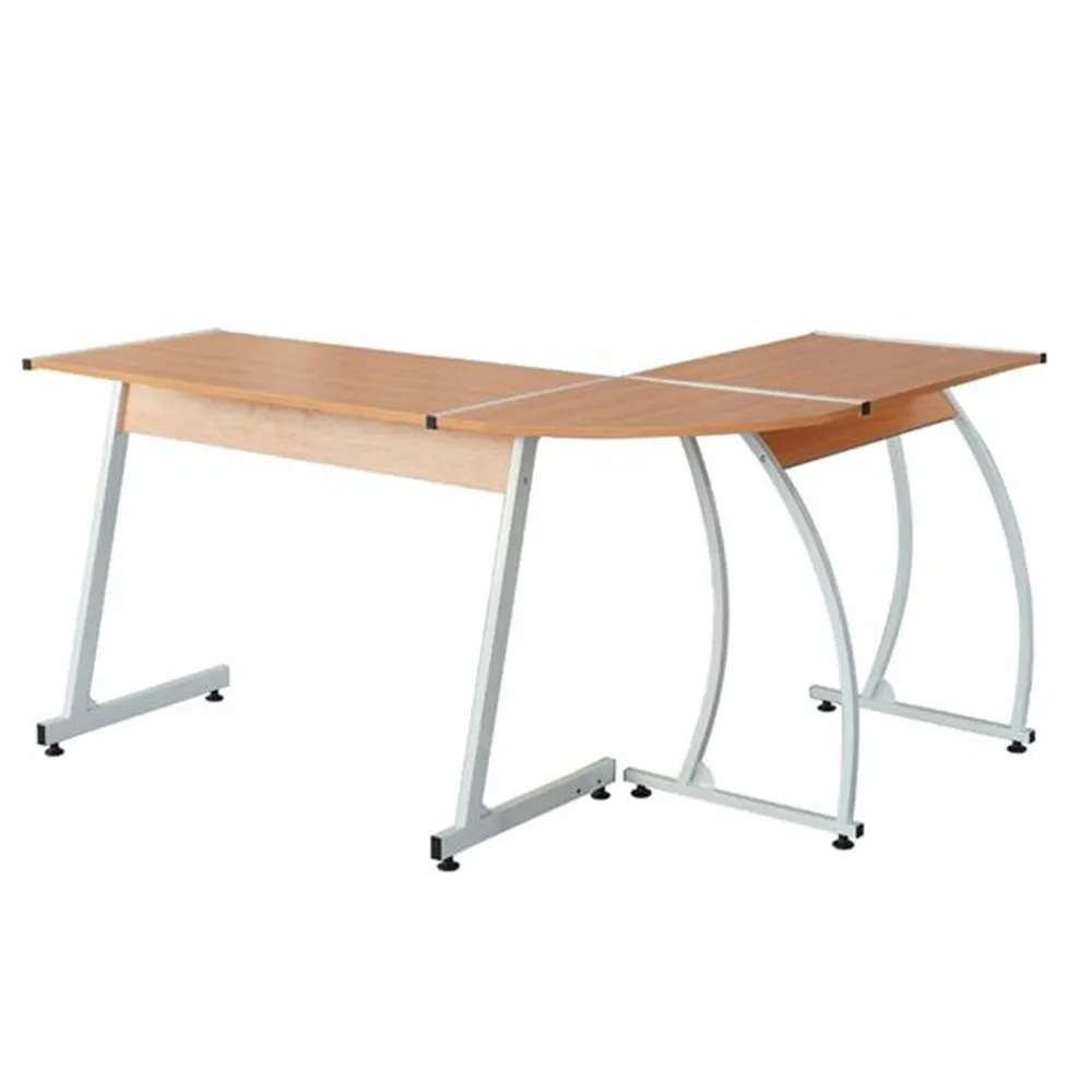 L-Shaped Durable E1 15MM Chipboard & 0.7mm Steel Arc Legs Splicing Computer Desk Black corner computer study desk
L-Shaped Durable E1 15MM Chipboard & 0.7mm Steel Arc Legs Splicing Computer Desk Black corner computer study desk