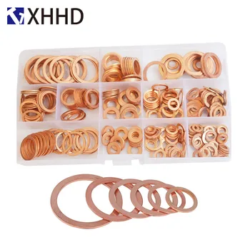 Flat Copper Washer Metal Solid Gasket Sump Plug Oil Seal Ring Fitting Assortment Kit Set Box M5 M6 M8 M10 M12 M14 M16 M18 M20
Flat Copper Washer Metal Solid Gasket Sump Plug Oil Seal Ring Fitting Assortment Kit Set Box M5 M6 M8 M10 M12 M14 M16 M18 M20