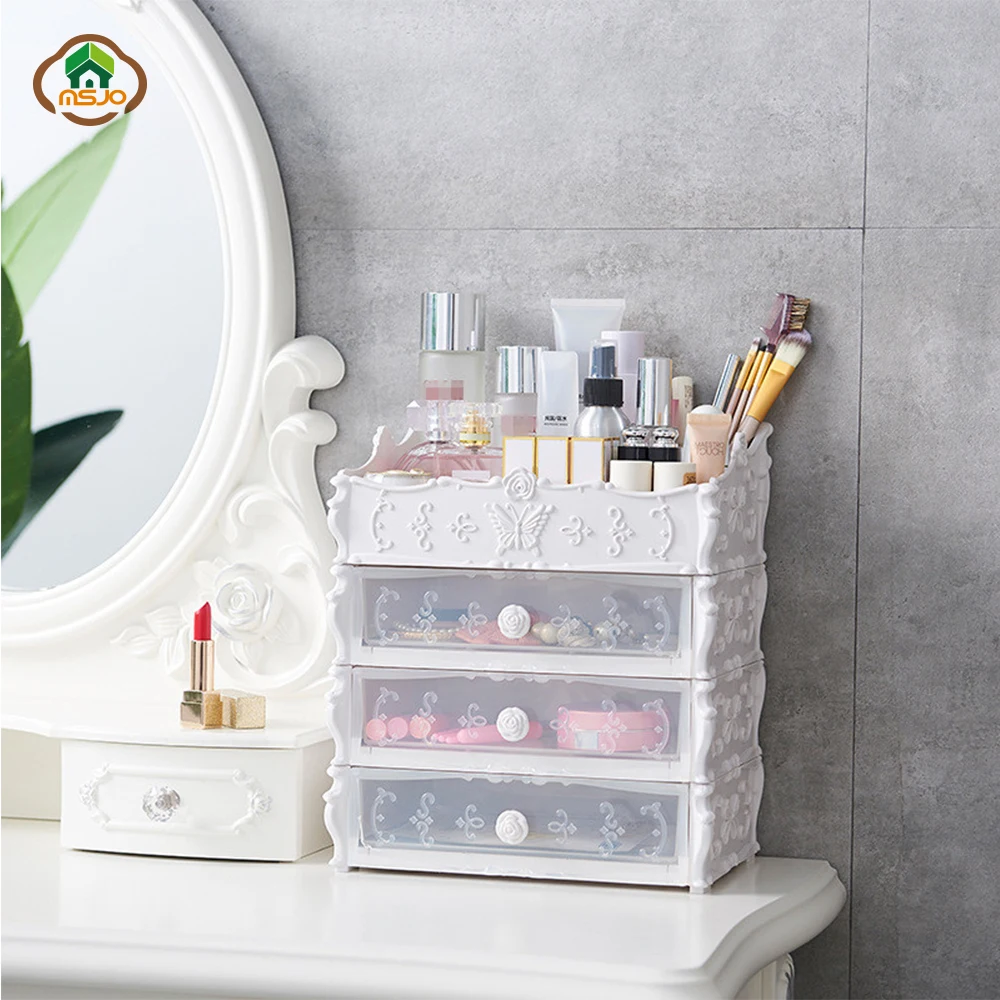 MSJO Makeup Organizer Drawer Storage Box for Desktop Living Room Bathroom Multi Layer PP Storage Drawer Cosmetic Organization
MSJO Makeup Organizer Drawer Storage Box for Desktop Living Room Bathroom Multi Layer PP Storage Drawer Cosmetic Organization