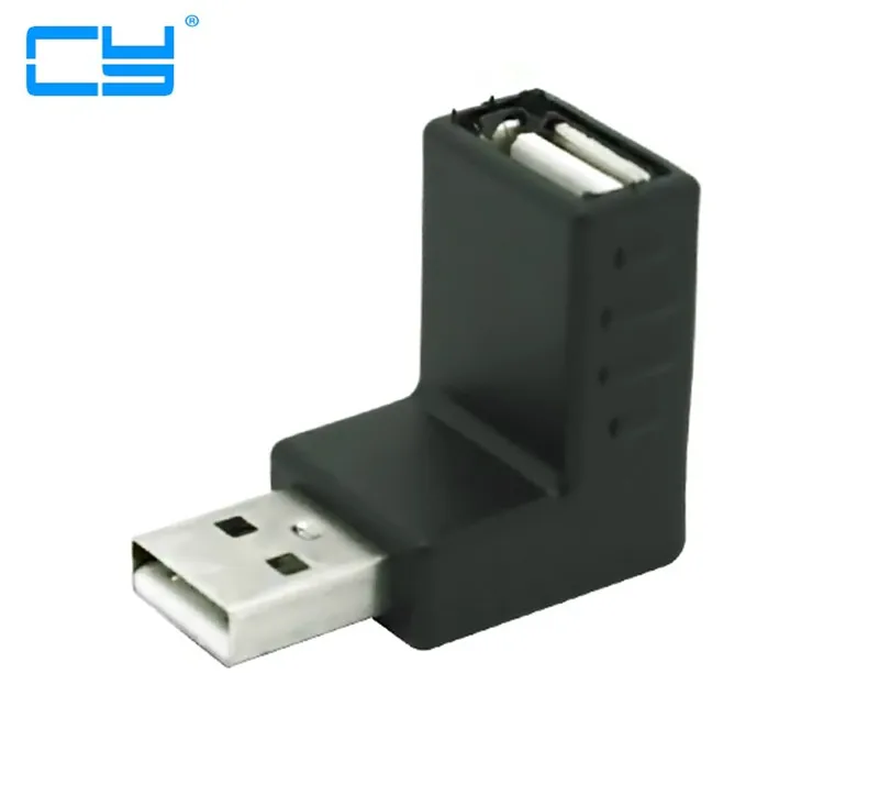 Black 90 Degree Up Right Angled L type USB 2.0 A Male to Female Extension connector Adapter
Black 90 Degree Up Right Angled L type USB 2.0 A Male to Female Extension connector Adapter
