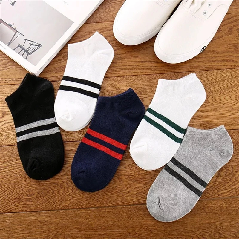 5 pairs / batches of Unisex adult leisure stripes 100% cotton soft breathable, sweating and deodorizing socks are popular all ov
5 pairs / batches of Unisex adult leisure stripes 100% cotton soft breathable, sweating and deodorizing socks are popular all ov