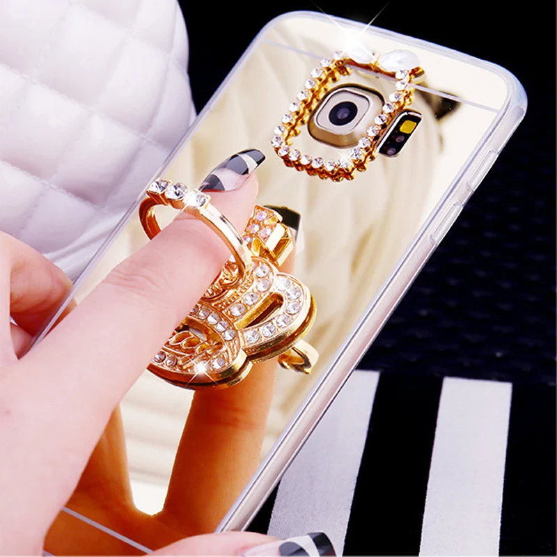 Luxury Crown Heart Finger Ring Holder Case For Samsung Galaxy S10 S9 S8 Plus S10E S6 S7 Edge Note 10 Plus 9 8 Cover Mirror Case
Luxury Crown Heart Finger Ring Holder Case For Samsung Galaxy S10 S9 S8 Plus S10E S6 S7 Edge Note 10 Plus 9 8 Cover Mirror Case