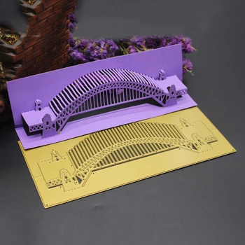 3D Bridge Shape Customized Carbon Steel Die Cutting Dies Scrapbooking Embossing Dies Cut Stencils DIY Decorative Cards
3D Bridge Shape Customized Carbon Steel Die Cutting Dies Scrapbooking Embossing Dies Cut Stencils DIY Decorative Cards
