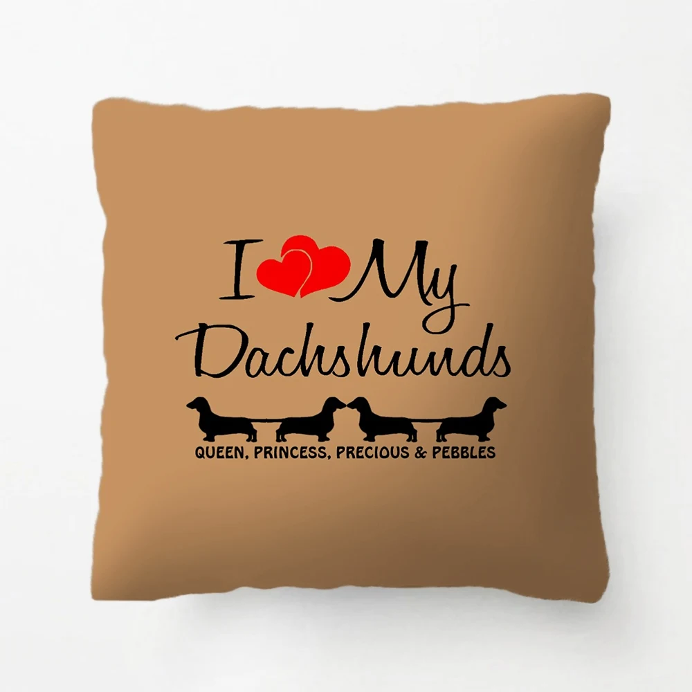 Custom I Love My Four Dachshunds Throw Pillow decorative Cushion Cover Pillow Case Customize Gift For Living Room Pillowcase
Custom I Love My Four Dachshunds Throw Pillow decorative Cushion Cover Pillow Case Customize Gift For Living Room Pillowcase