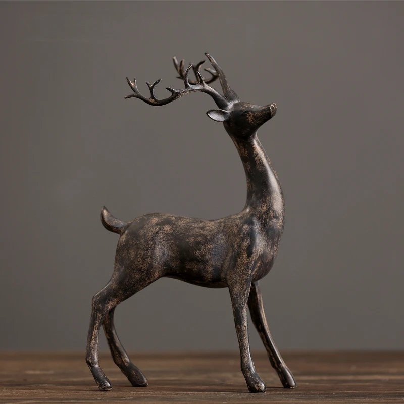 American retro deer ornaments decoration living room TV cabinet Home Furnishing Nordic elk decor decoration
American retro deer ornaments decoration living room TV cabinet Home Furnishing Nordic elk decor decoration