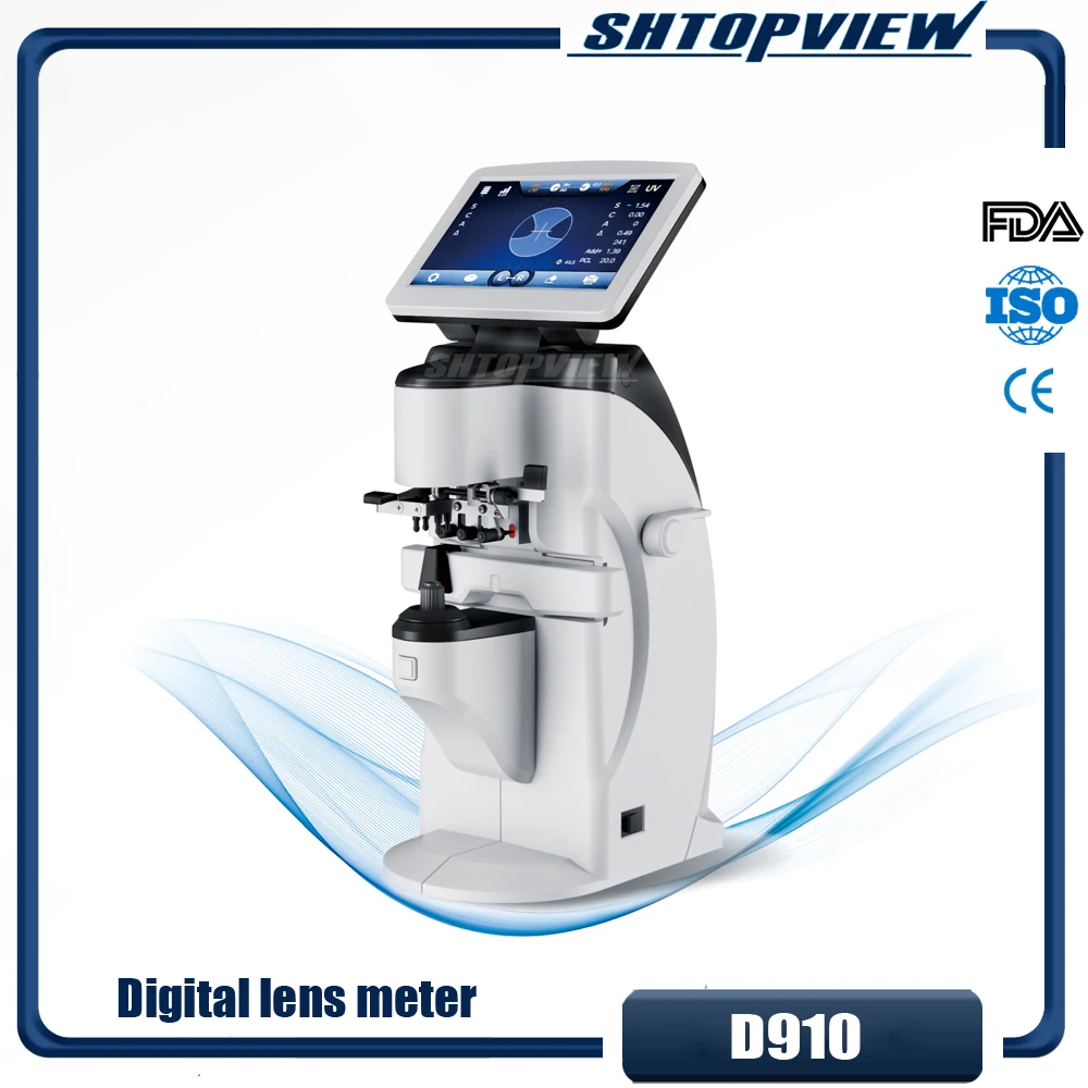 D910 2018 Newest Digital Auto lensmeter lensometer Focimeter Colorful touch screen metal test parts
D910 2018 Newest Digital Auto lensmeter lensometer Focimeter Colorful touch screen metal test parts