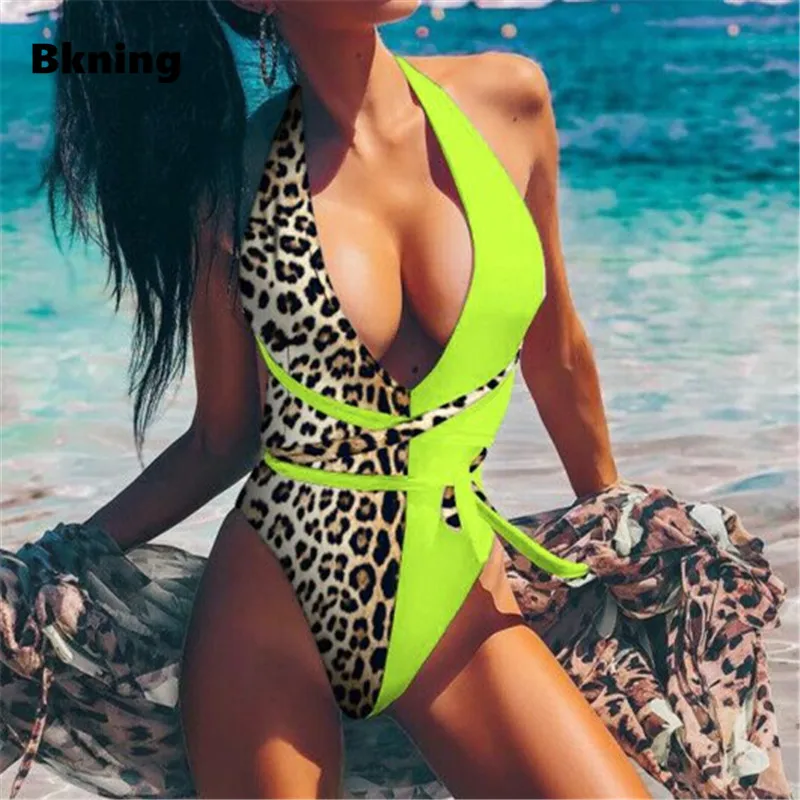 Half Leopard Print Swimwear 1 Piece Swimsuit Women Green Bathing Suit One -piece Suits High Leg Woman Badpak Swiming for 8 Style
Half Leopard Print Swimwear 1 Piece Swimsuit Women Green Bathing Suit One -piece Suits High Leg Woman Badpak Swiming for 8 Style
