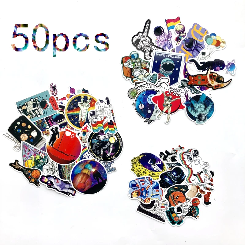 50PCS Outer Space Stickers Toys for Children Alien UFO Astronaut Rocket Ship Planet Sticker to Scrapbooking Skateboard Laptop
50PCS Outer Space Stickers Toys for Children Alien UFO Astronaut Rocket Ship Planet Sticker to Scrapbooking Skateboard Laptop