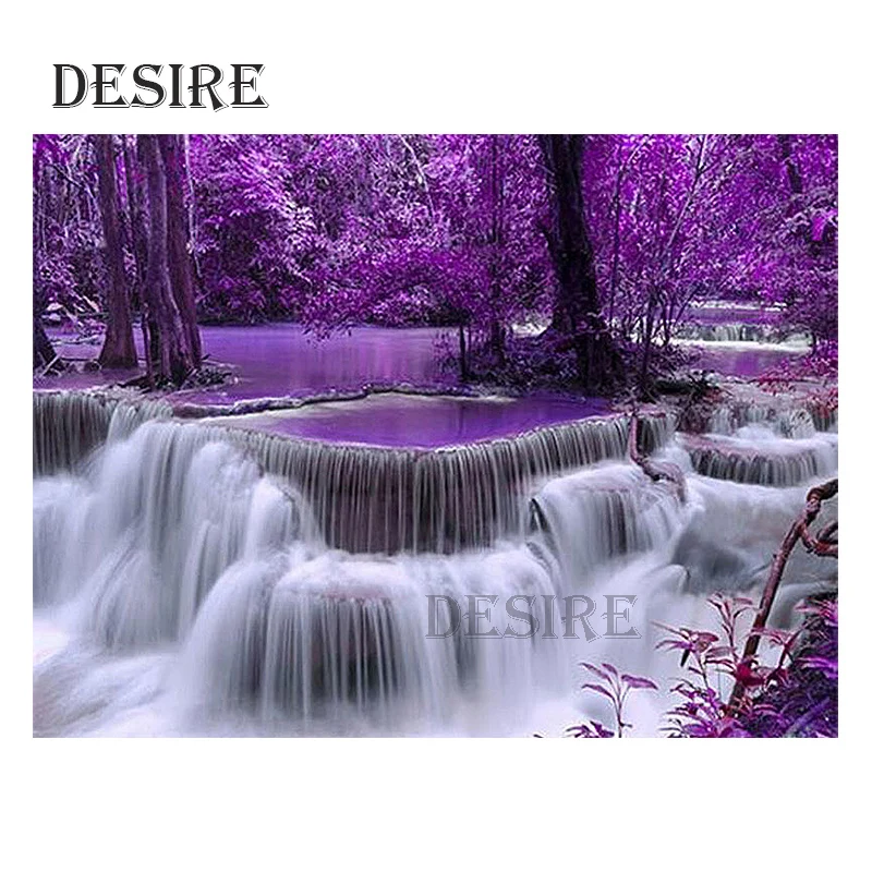Desire Diamond Painting Cross Stitch Landscape Purple Waterfall Round Mosaic Picture Rhinestone DIY Diamond Embroidery PT1248
Desire Diamond Painting Cross Stitch Landscape Purple Waterfall Round Mosaic Picture Rhinestone DIY Diamond Embroidery PT1248