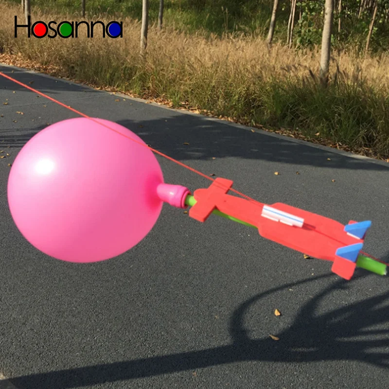 Kids Science Toys Balloon Rocket DIY Kit Learning Physics Educational Toys for Children
Kids Science Toys Balloon Rocket DIY Kit Learning Physics Educational Toys for Children