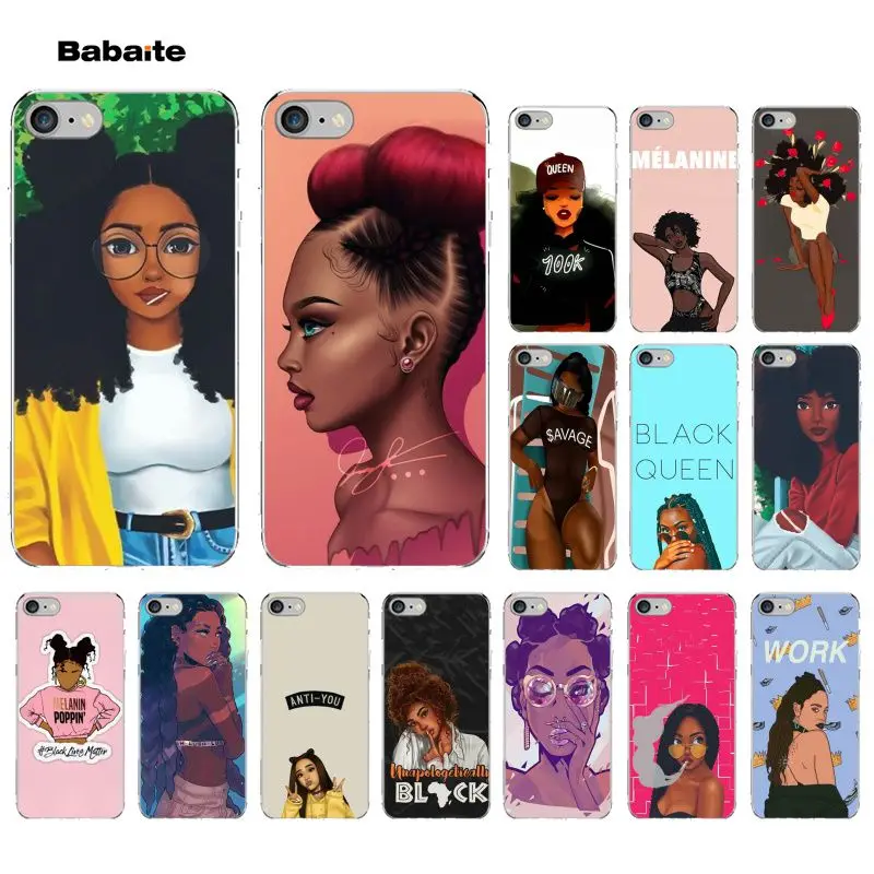 Babaite Black Girl Magic Melanin Poppin Hot Selling Cell Case for Apple iPhone 5 5S SE 6 6S 7 8 Plus X XS MAX XR Mobile Cases
Babaite Black Girl Magic Melanin Poppin Hot Selling Cell Case for Apple iPhone 5 5S SE 6 6S 7 8 Plus X XS MAX XR Mobile Cases