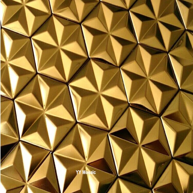 3D convex Polished Hexagon Gold Stainless Steel Metal Mosaic Tile for KTV Bar Restaurant Creative Outdoor indoor wall backdrop
3D convex Polished Hexagon Gold Stainless Steel Metal Mosaic Tile for KTV Bar Restaurant Creative Outdoor indoor wall backdrop