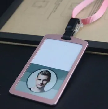 1pcs Pink Color Bank Credit Card Case Holder Aluminum Alloy ID Bus Card Badge Holder With Detachable Lanyard Neck Strap
1pcs Pink Color Bank Credit Card Case Holder Aluminum Alloy ID Bus Card Badge Holder With Detachable Lanyard Neck Strap