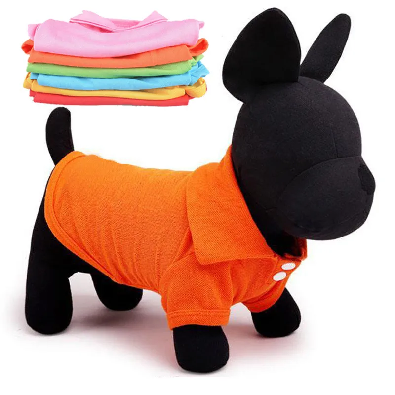 VUGSUCE-Pet-Dog-Clothes-Polo-Shirt-for-Small-Dogs-Cats-Classic-T-shirt-Puppy-Clothes-Costume