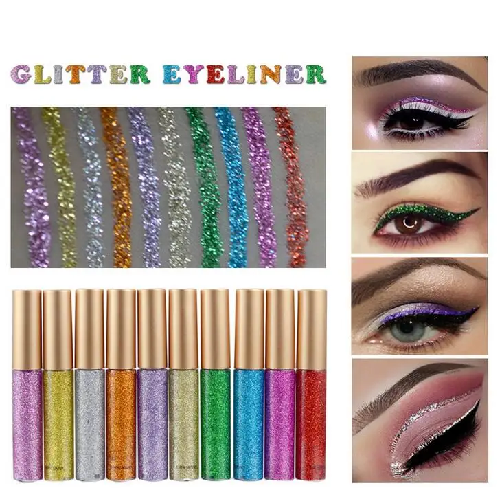 2017 HANDAIYAN New Glitter Eyeliner Easy to Wear Waterproof Pigmented Red White Gold Liquid Eyeliner Glitter Makeup Cosmetics
2017 HANDAIYAN New Glitter Eyeliner Easy to Wear Waterproof Pigmented Red White Gold Liquid Eyeliner Glitter Makeup Cosmetics
