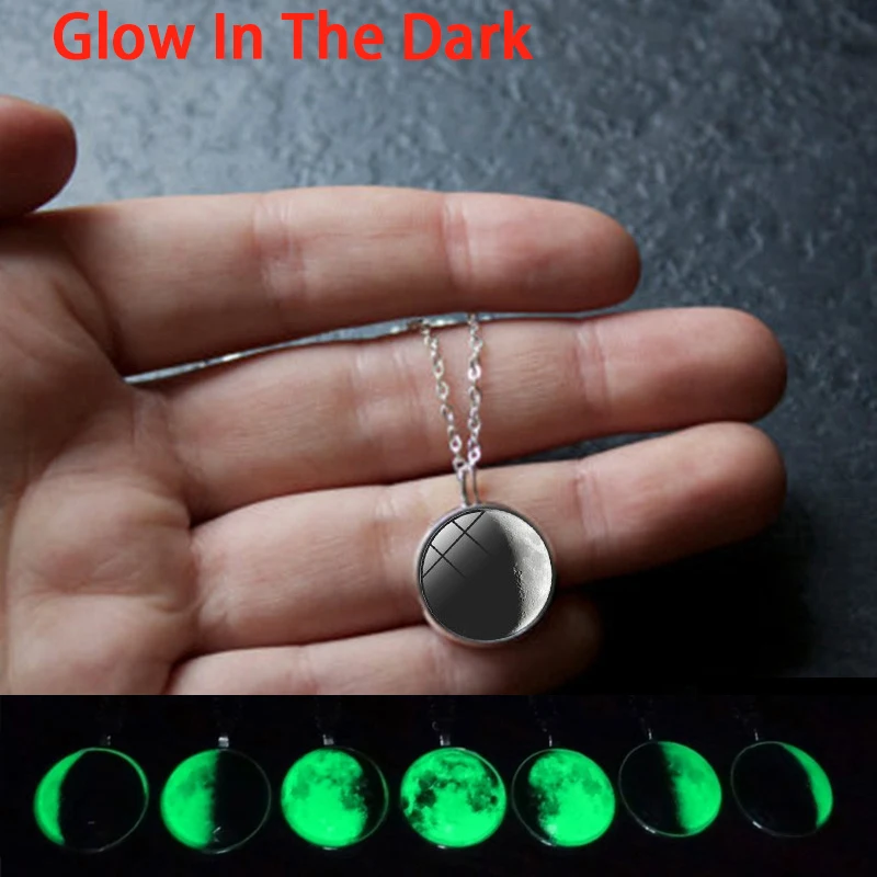 XUSHUI XJ Glow In The Dark Galaxy Black white moon Glass Cabochon Pendant Necklace women Luminous Jewelry silver chain necklace
XUSHUI XJ Glow In The Dark Galaxy Black white moon Glass Cabochon Pendant Necklace women Luminous Jewelry silver chain necklace