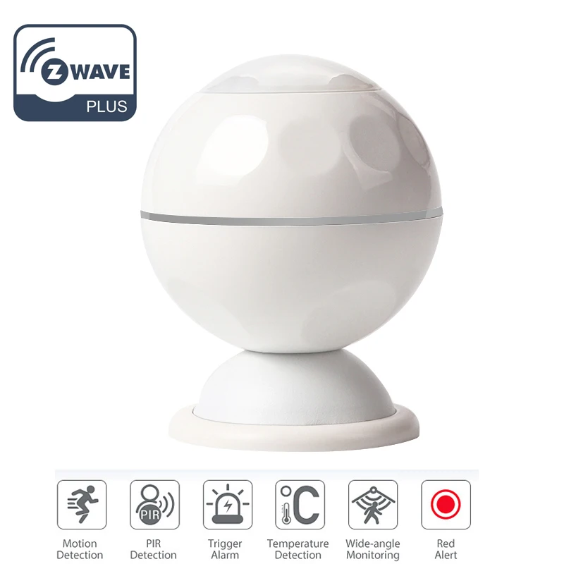 Coolcam Z-Wave PIR/Motion Sensor Detector+Infrared temperature sensor Z-Wave series Compatible with Z-wave 300 and 500 series
Coolcam Z-Wave PIR/Motion Sensor Detector+Infrared temperature sensor Z-Wave series Compatible with Z-wave 300 and 500 series