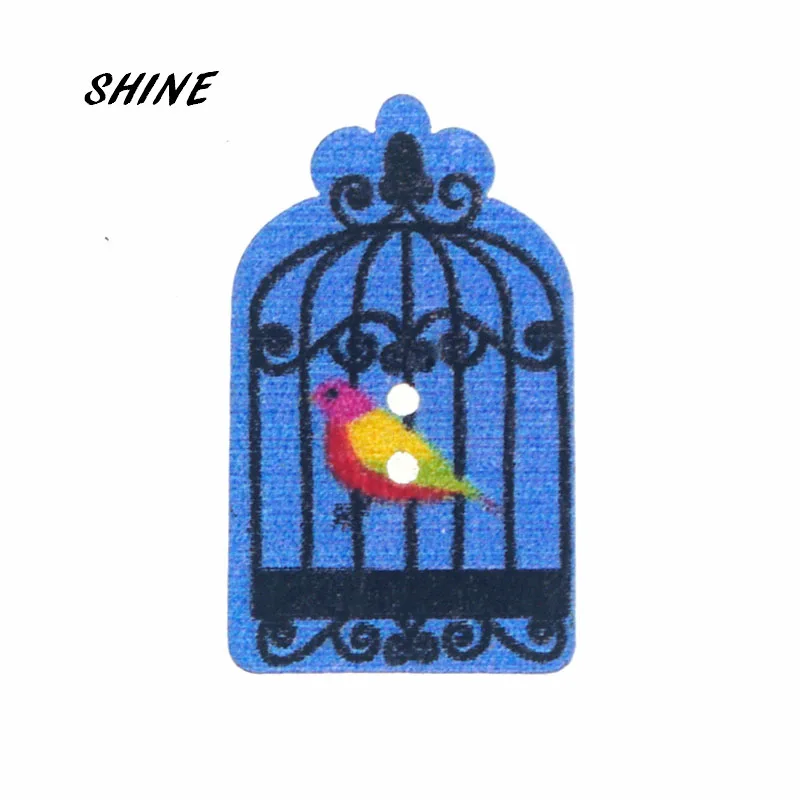 Wood Sewing Buttons Scrapbooking Birdcage Colorful Mixed Two Holes Cartoon Pattern 32 x 18mm 12 PCs Costura Botones Decorate
Wood Sewing Buttons Scrapbooking Birdcage Colorful Mixed Two Holes Cartoon Pattern 32 x 18mm 12 PCs Costura Botones Decorate
