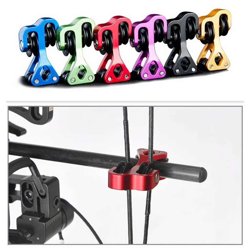 10mm (3/8') Bar Aluminum Alloy Pulley Compound Bow String Separator Cable Slide Splitter Roller Glide Hunting Accessories
10mm (3/8') Bar Aluminum Alloy Pulley Compound Bow String Separator Cable Slide Splitter Roller Glide Hunting Accessories