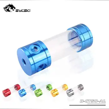BYKSKI Length 150mm X 50mm Diameter Cylindrical Water-Cooled Tank G1/4 Acrylic Water Coolant Cooling Reservoir
BYKSKI Length 150mm X 50mm Diameter Cylindrical Water-Cooled Tank G1/4 Acrylic Water Coolant Cooling Reservoir