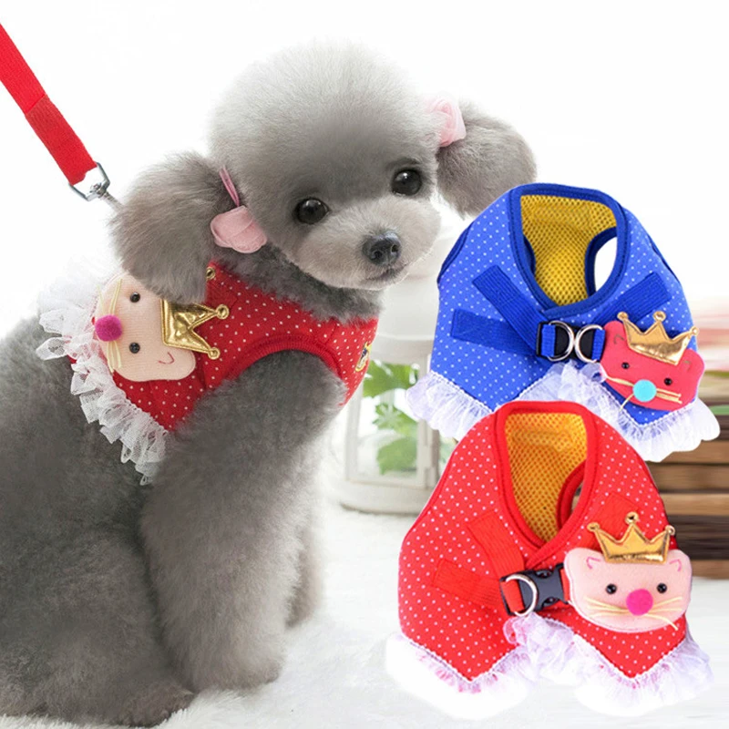 Princess Comfortable Cloth Pet Small dog harness Leash Chihuahua Pet Shop dog Supplies Arnes Perro correa Accessories Supplies
Princess Comfortable Cloth Pet Small dog harness Leash Chihuahua Pet Shop dog Supplies Arnes Perro correa Accessories Supplies