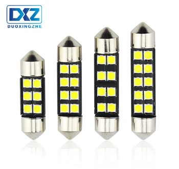 DXZ 1Pcs Festoon 31mm 36mm 39mm 42mm C5W C10W 3030 SMD Canbus Error Free Car LED Light Auto Interior Lamp Doom Bulb white 12V DC
DXZ 1Pcs Festoon 31mm 36mm 39mm 42mm C5W C10W 3030 SMD Canbus Error Free Car LED Light Auto Interior Lamp Doom Bulb white 12V DC