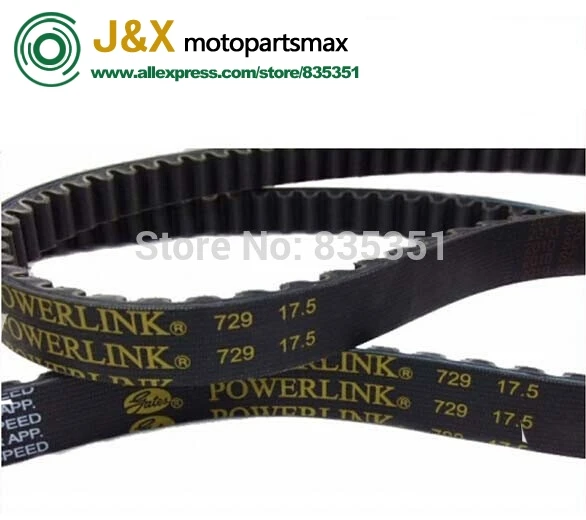 GATES Powerlink 729 17.5 30 QMB139 Engine Drive Belt For Chinese Scooter Motorcycle ATV GO KART MOPED Parts
GATES Powerlink 729 17.5 30 QMB139 Engine Drive Belt For Chinese Scooter Motorcycle ATV GO KART MOPED Parts