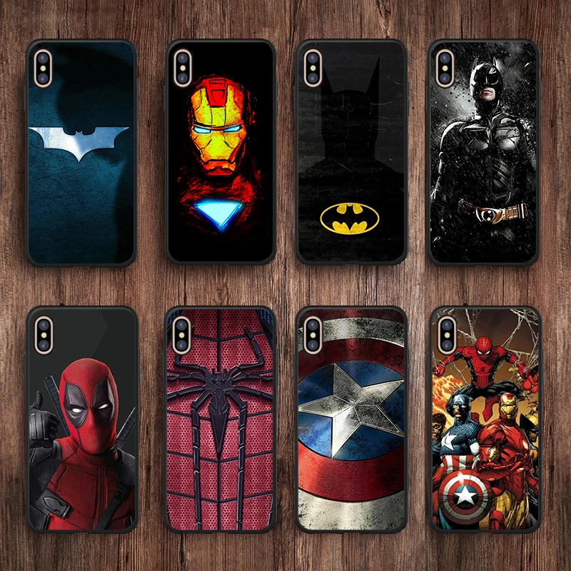 Matte Case For iphone 5s SE 5 6 6s 7 7s 8 Plus X XR XS MAX Soft TPU Black series Avengers Iron Man Captain America Superhero TPU
Matte Case For iphone 5s SE 5 6 6s 7 7s 8 Plus X XR XS MAX Soft TPU Black series Avengers Iron Man Captain America Superhero TPU