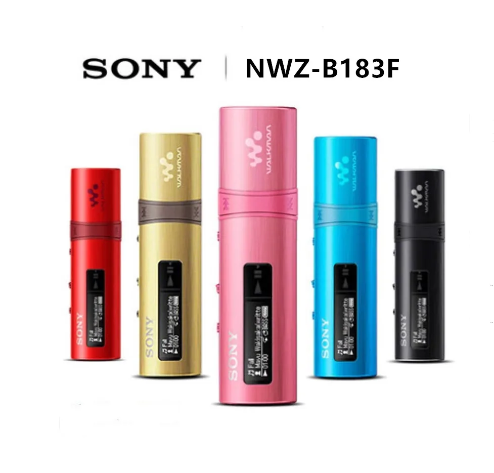 Оригинальный Sony NWZ B183F Flash MP3 плеер со встроенным FM тюнером (4 Гб) с гарнитурой|cover