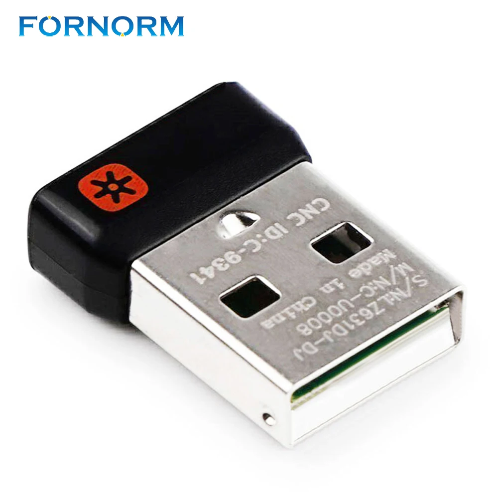 Fornorm 6 Channel Unifying Wireless Dongle USB Receiver Dongle For Logitech Wireless Mouse Keyboard M215,M510,M525,M305,M310 etc
Fornorm 6 Channel Unifying Wireless Dongle USB Receiver Dongle For Logitech Wireless Mouse Keyboard M215,M510,M525,M305,M310 etc