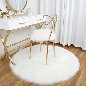30CM*30CM Fluffy Round Rug Plain Fluffy Rug Non Slip Soft Round Carpet Copy Australia Wool Carpet Bedroom Floor Cover Decoration
30CM*30CM Fluffy Round Rug Plain Fluffy Rug Non Slip Soft Round Carpet Copy Australia Wool Carpet Bedroom Floor Cover Decoration