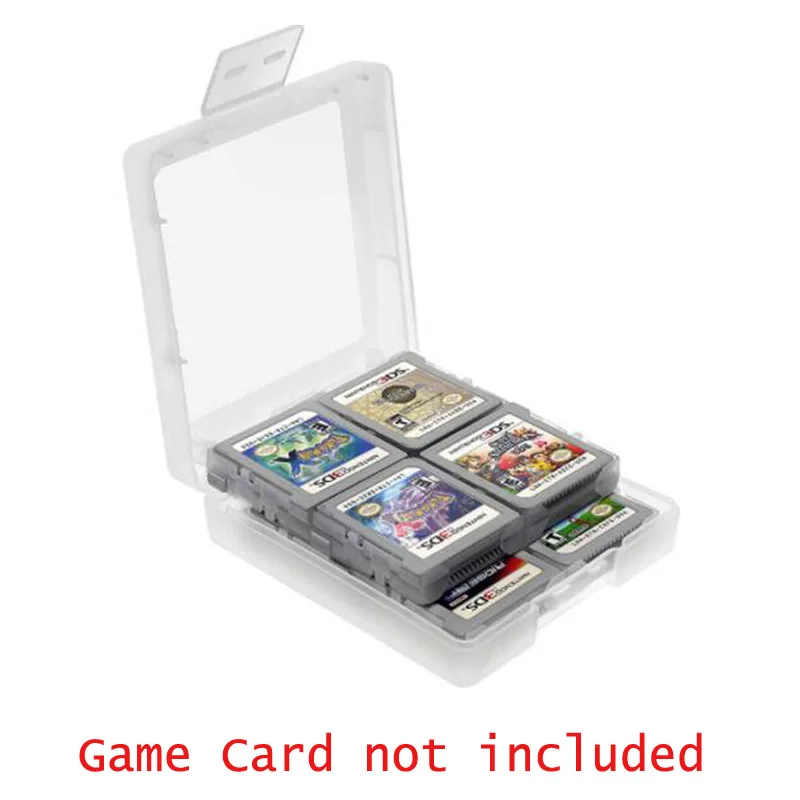 

16 in 1 Clear Protective Hard Plastic Game Cards Storage Box Case Holder for Nintendo 2DS NDS NDSL NDSI New 3DS LL/XL 3DSXL/LL