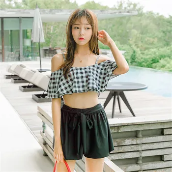 Angel Luna OEM Three-piece Sexy Bikini Grid Swimsuit for Young Girl
Angel Luna OEM Three-piece Sexy Bikini Grid Swimsuit for Young Girl