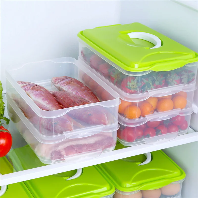Creative Transparent Refrigerator Storage Boxes Home Kitchen Refrigerator Fresh Double-Layer Frozen Dumplings Storage Boxes
Creative Transparent Refrigerator Storage Boxes Home Kitchen Refrigerator Fresh Double-Layer Frozen Dumplings Storage Boxes