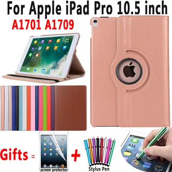 360 Degree Rotating Leather Cover Auto Sleep Awake Smart Case for Apple iPad Pro 10.5 A1701 A1709 Coque Capa Funda + Pen + Film
360 Degree Rotating Leather Cover Auto Sleep Awake Smart Case for Apple iPad Pro 10.5 A1701 A1709 Coque Capa Funda + Pen + Film