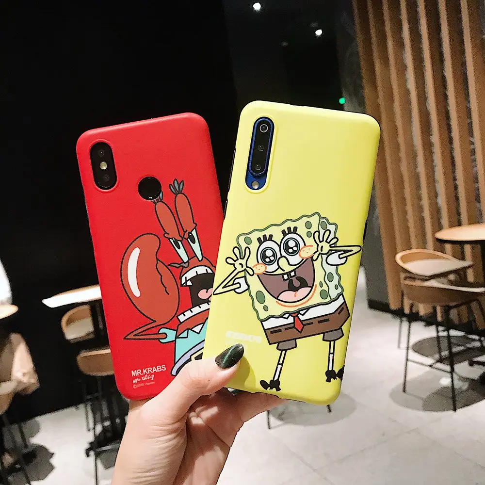 Cartoon SpongeBob Patrick Star Phone Case For Xiaomi Mi 8 9 SE Mi A2 6X Cover For Xiaomi Redmi Note 5 Pro Cute Soft TPU Fundas
Cartoon SpongeBob Patrick Star Phone Case For Xiaomi Mi 8 9 SE Mi A2 6X Cover For Xiaomi Redmi Note 5 Pro Cute Soft TPU Fundas