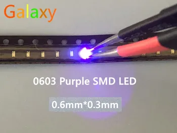 500pcs/0603 SMD UV Purple led Super Bright SMT LEDS Light Diode Water Clear 395-400nm DIY LIGHT
500pcs/0603 SMD UV Purple led Super Bright SMT LEDS Light Diode Water Clear 395-400nm DIY LIGHT