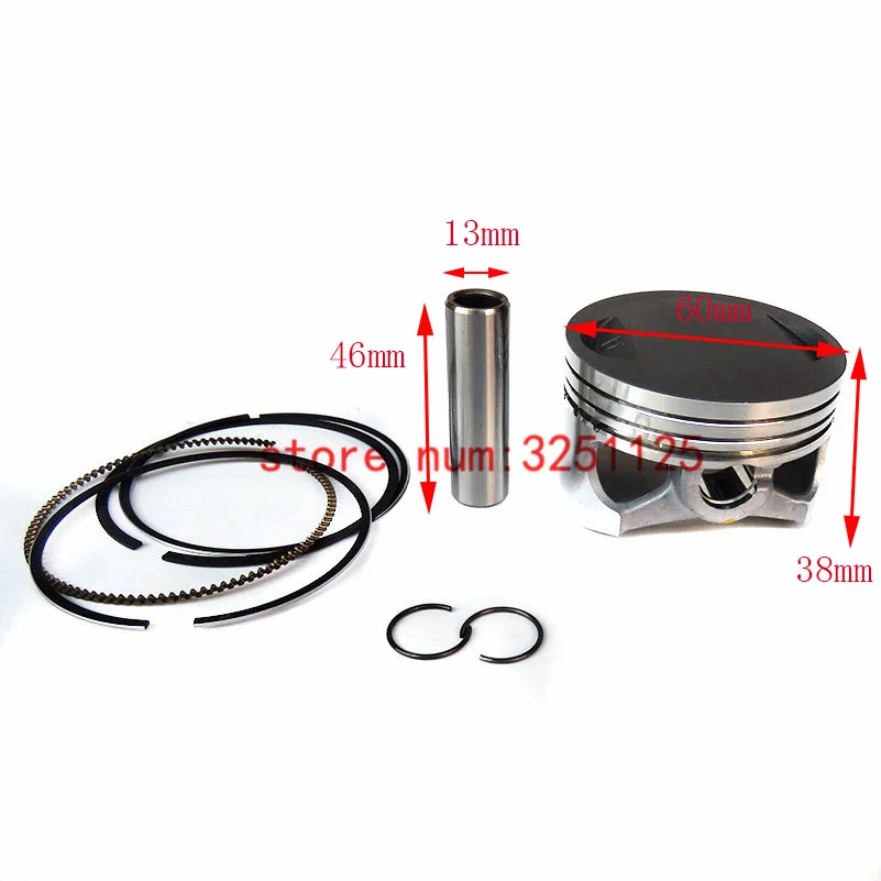 Free shipping YX150 160 Piston 13mm Pin Ring Kit 60mm For YX 150cc 160cc Pit Dirt Bikes Motorcycle SDG GPX YCF
Free shipping YX150 160 Piston 13mm Pin Ring Kit 60mm For YX 150cc 160cc Pit Dirt Bikes Motorcycle SDG GPX YCF