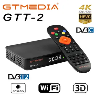 GTmedia GTT2 Android 6.0 TV box DVB-C DVB-T2 ISDB-T 2 GB RAM 8 GB Built-in WiFi memory 2.4G Amlogic S905D 4 K H.265 ISDB-T
GTmedia GTT2 Android 6.0 TV box DVB-C DVB-T2 ISDB-T 2 GB RAM 8 GB Built-in WiFi memory 2.4G Amlogic S905D 4 K H.265 ISDB-T